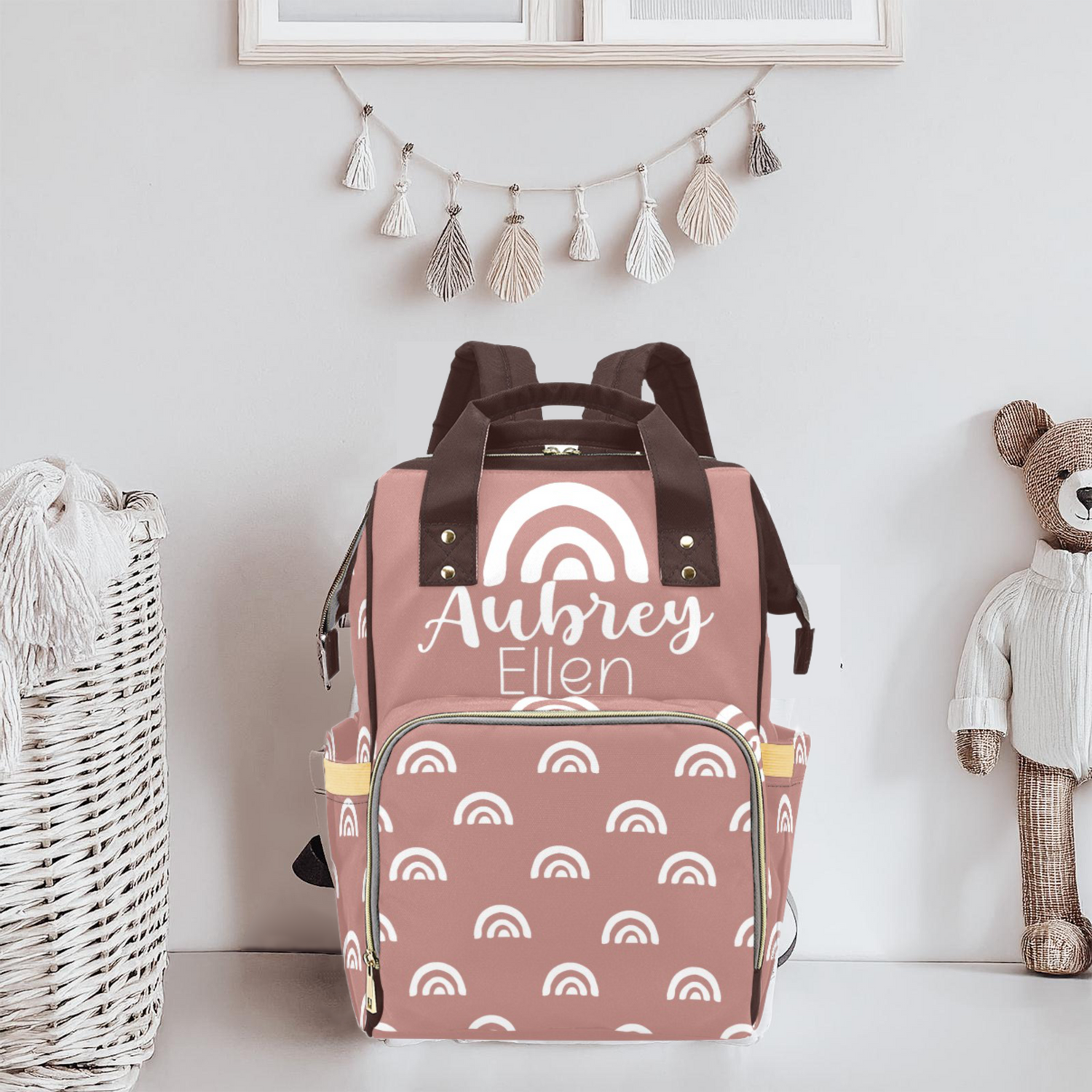 Rainbow Vibes Diaper Bag (A101)