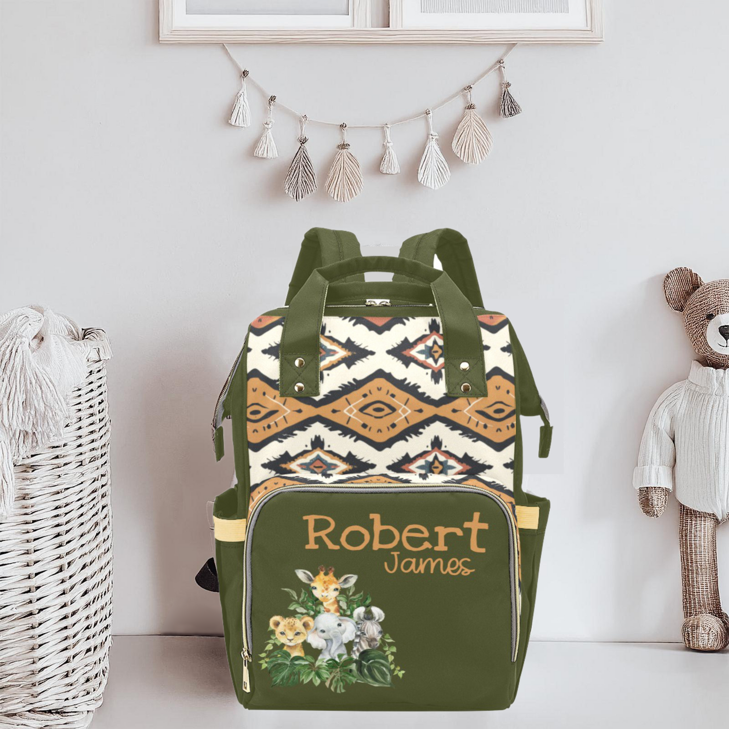 Tribal Safari Diaper Bag (A003)