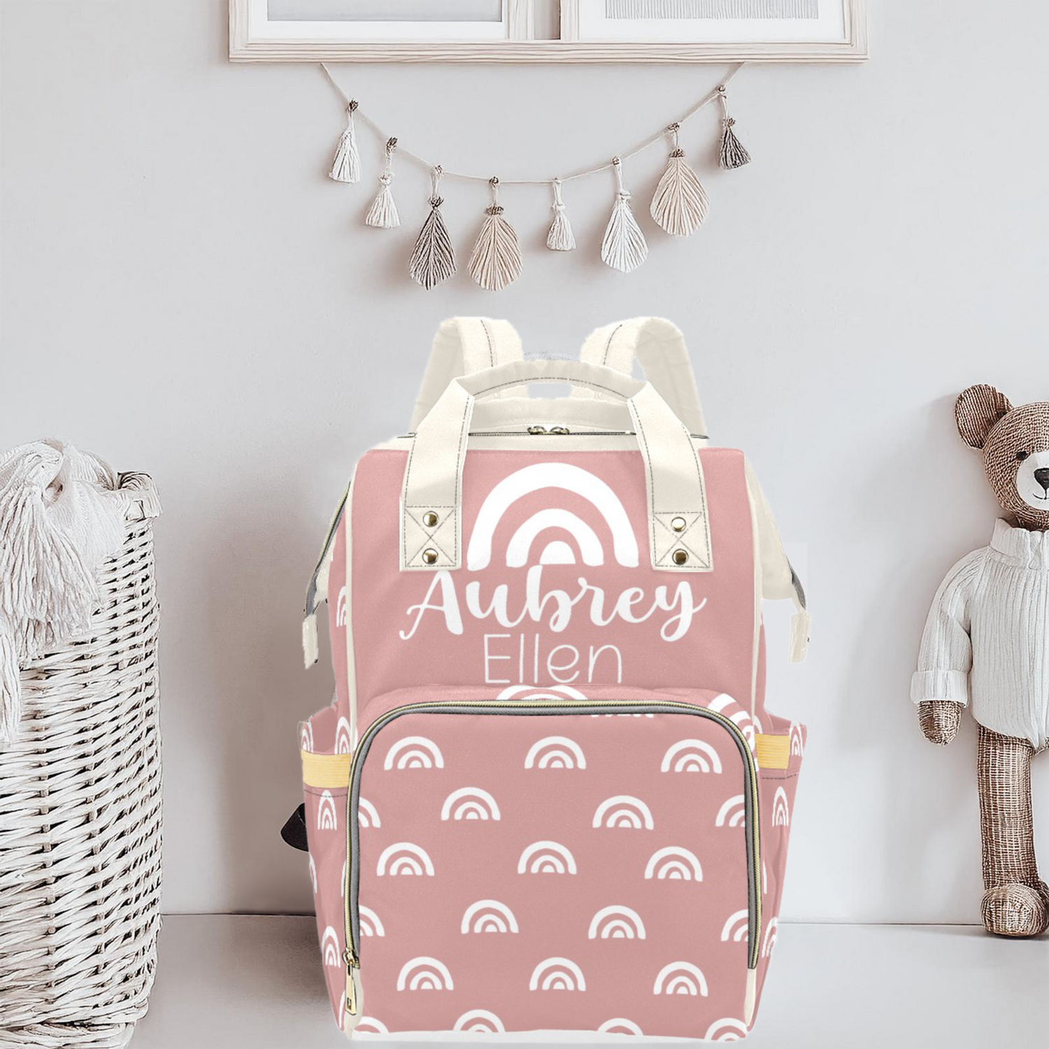 Rainbow Vibes Diaper Bag (A101)