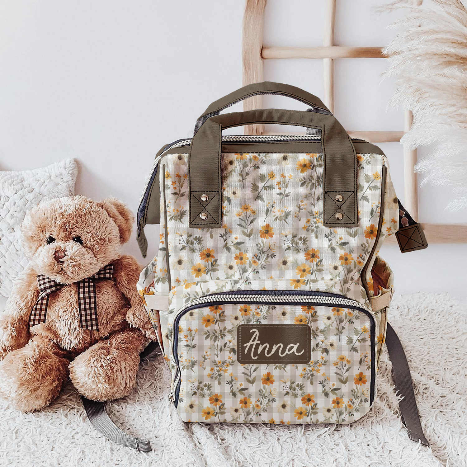 Cottagecore Garden Diaper Bag (A157)