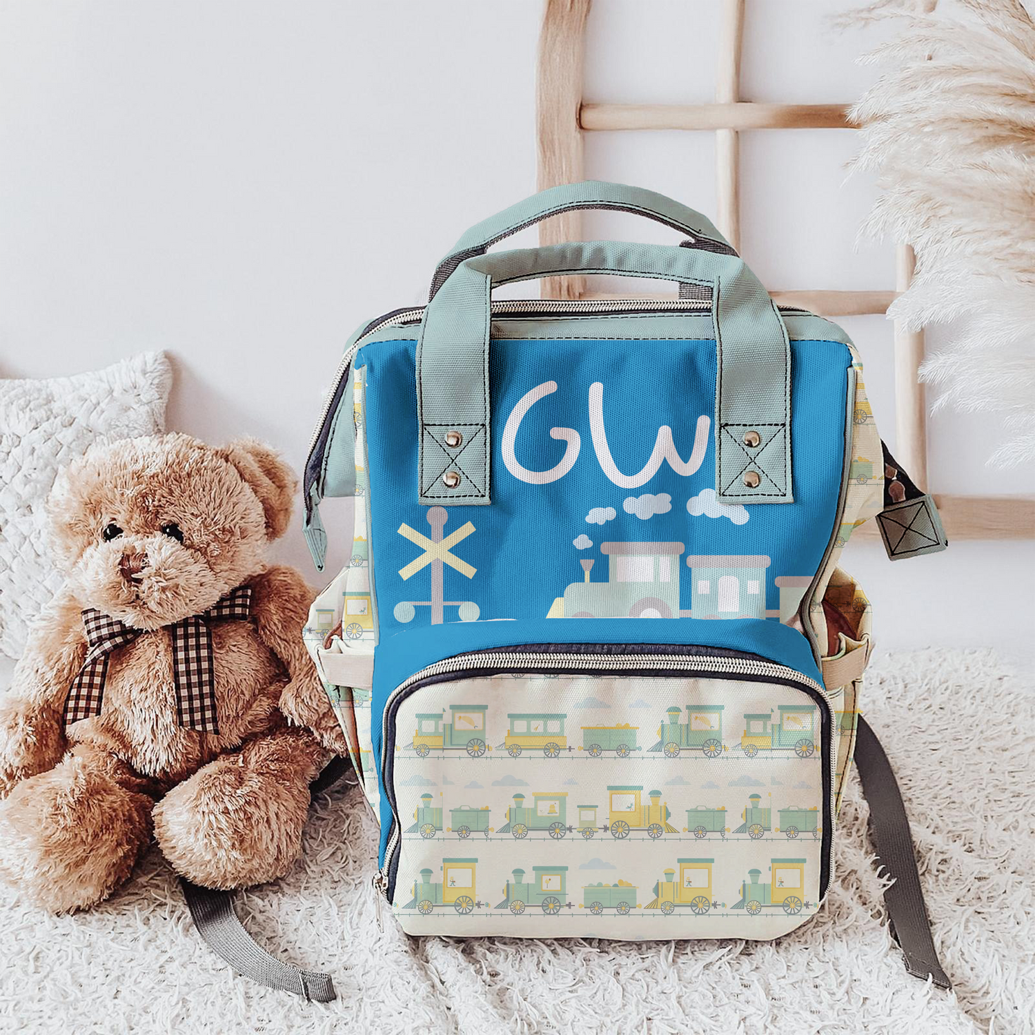 Choo Choo Cuddles Diaper Bag (A162)