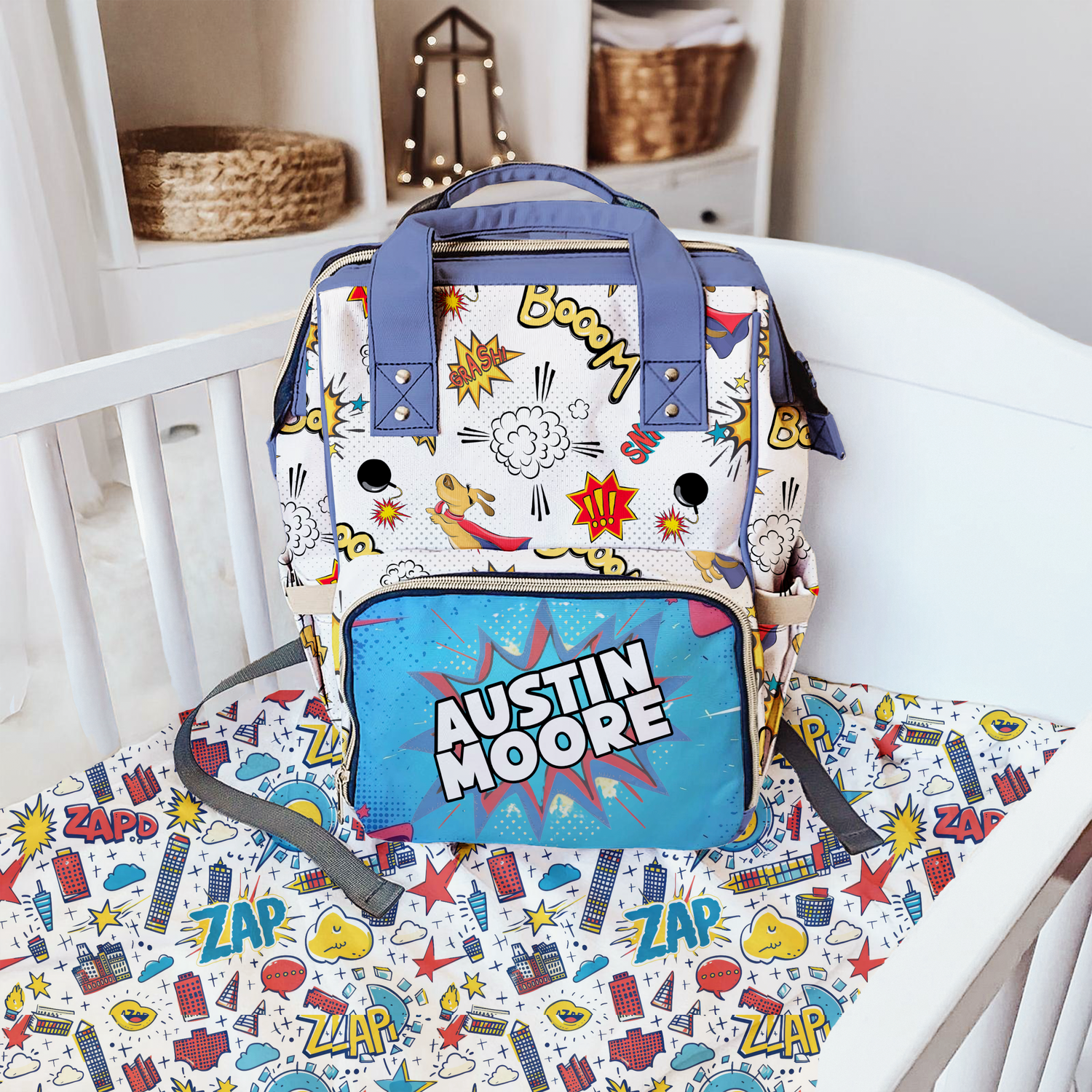 Comic Diaper Bag (A177)