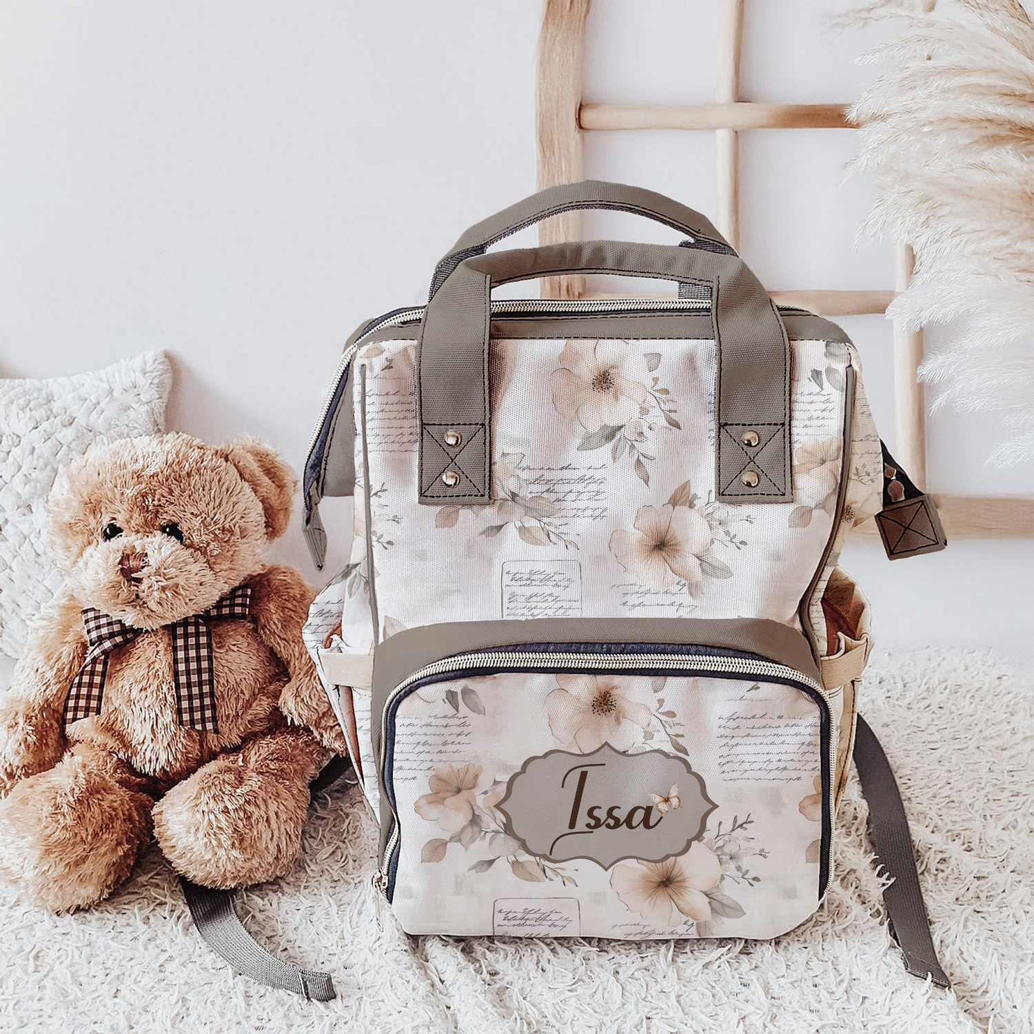 Serene Boho Diaper Bag (A107)