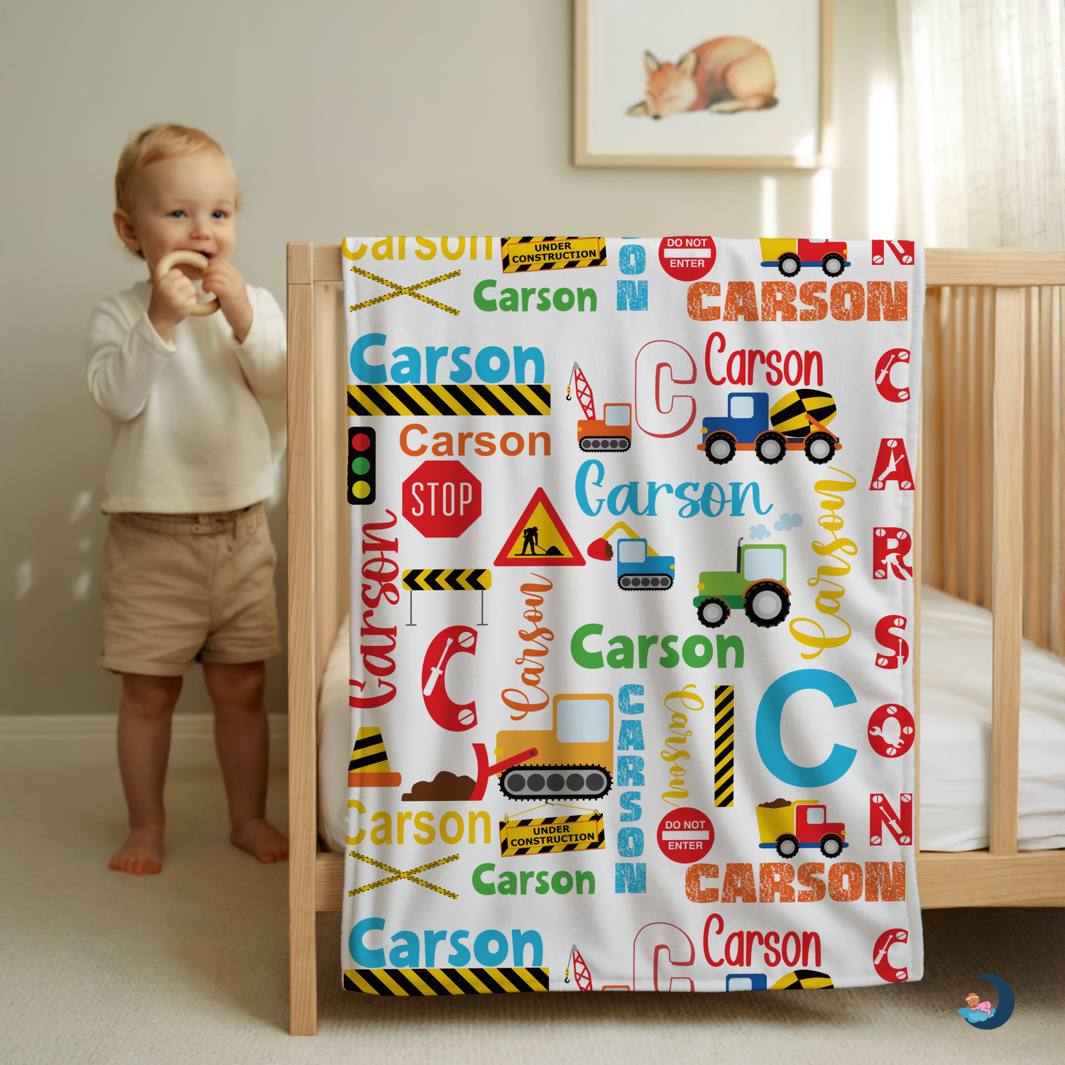 Tiny Truck Crew Blanket (B325)