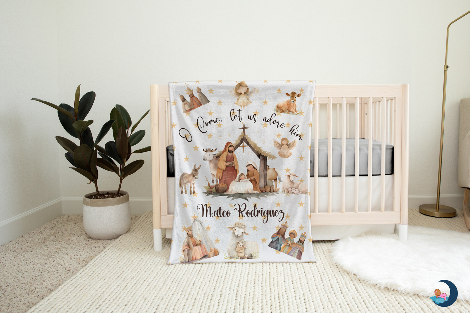 Nativity Scene Blanket (B048)