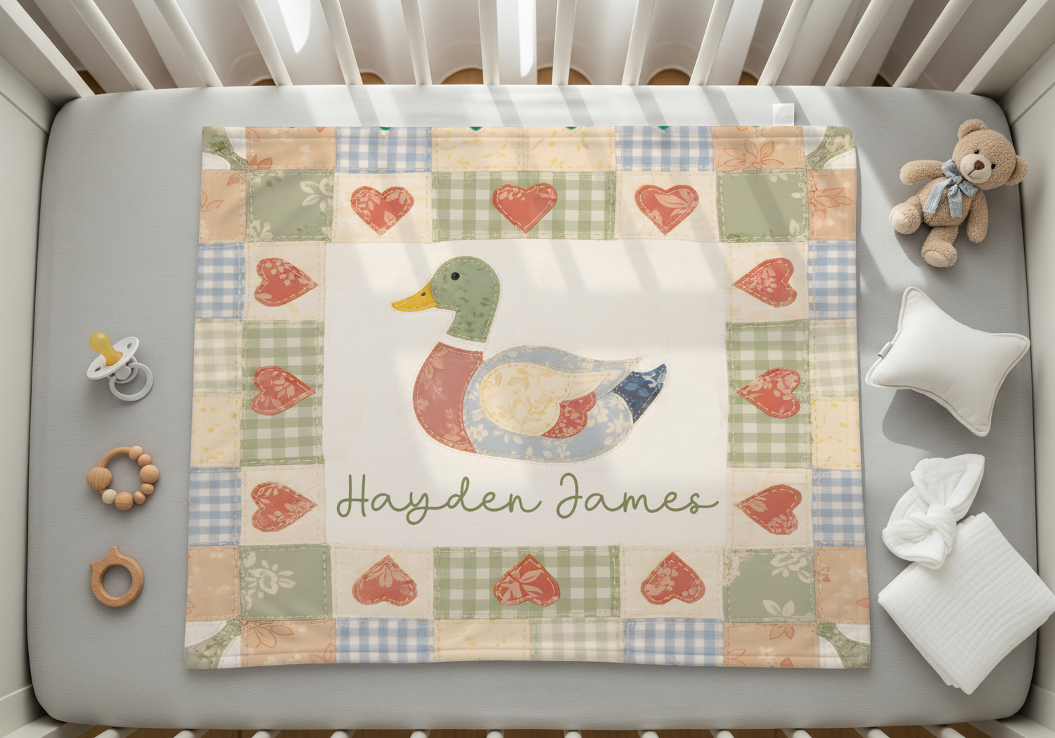 Vintage Mallard Blanket (B310)