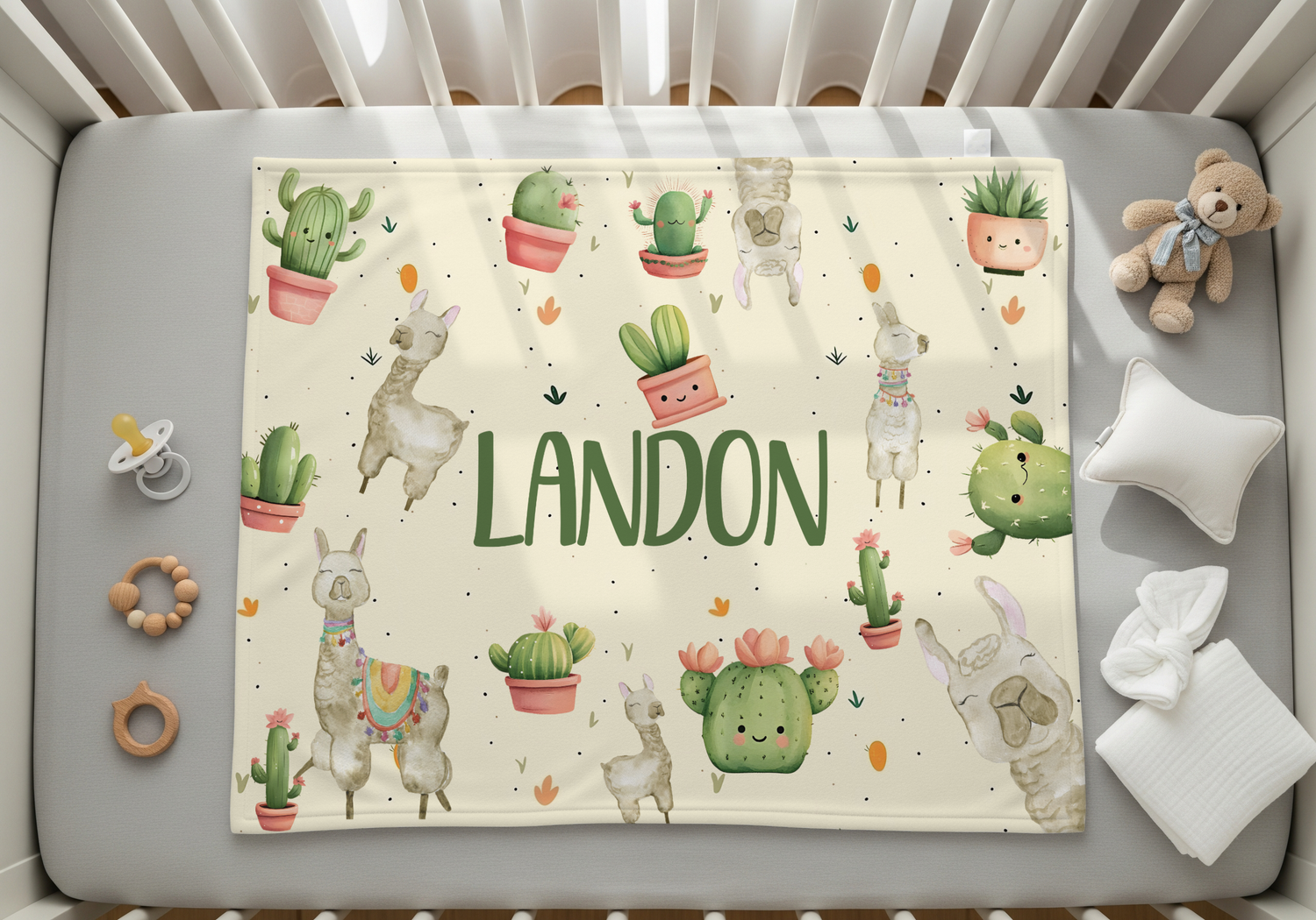 Desert Llama Blanket (B272)