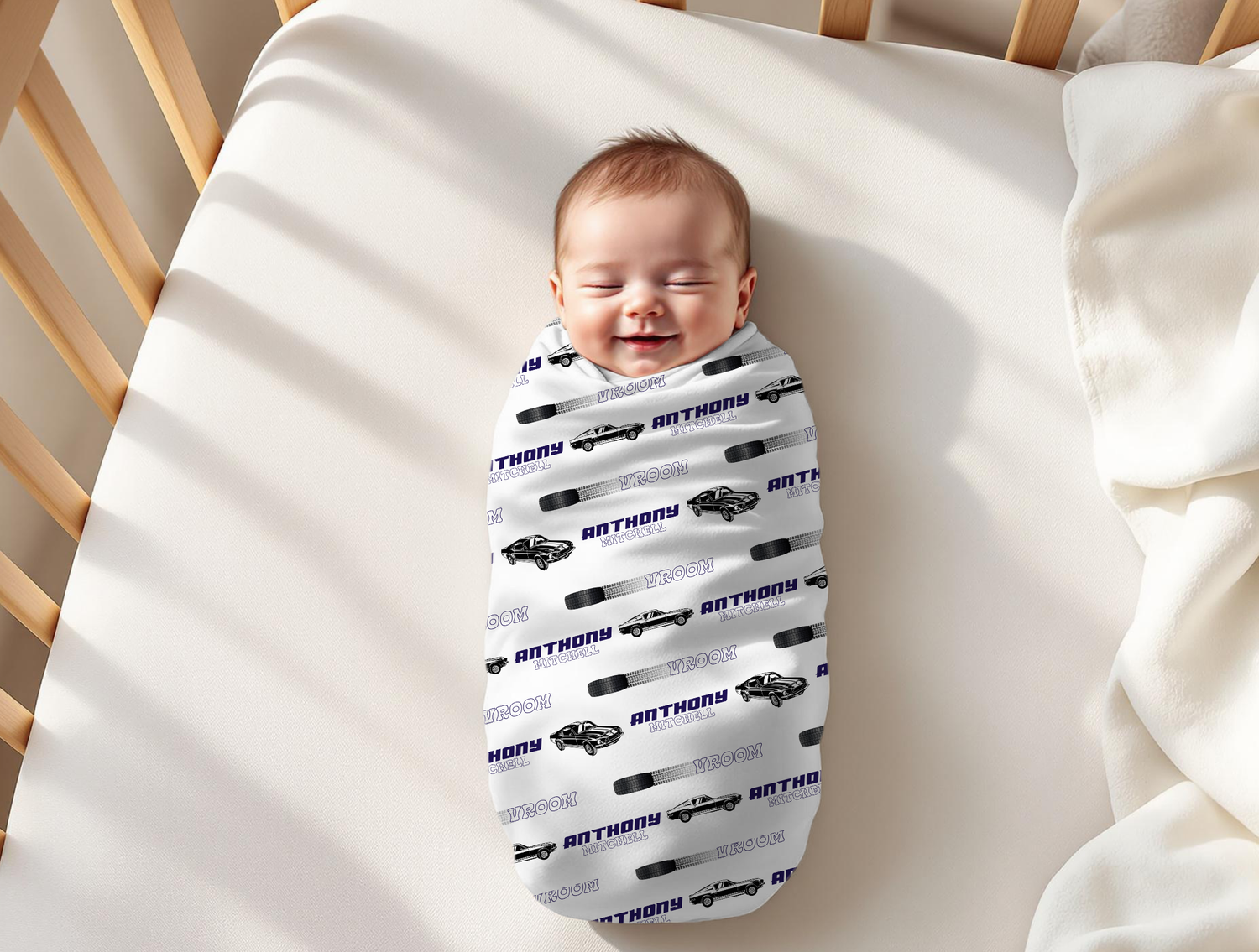 Muscle Cars Swaddle Set (B058)