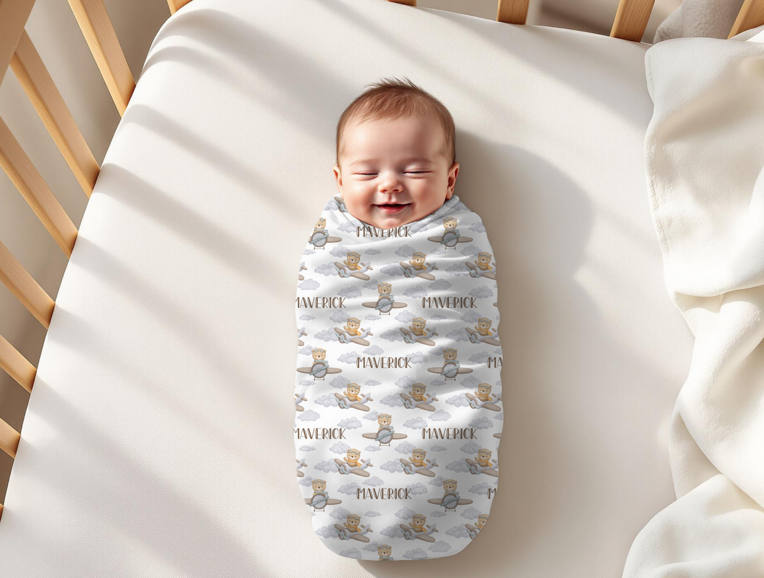 Up, Up & Away Swaddle Set (B148)