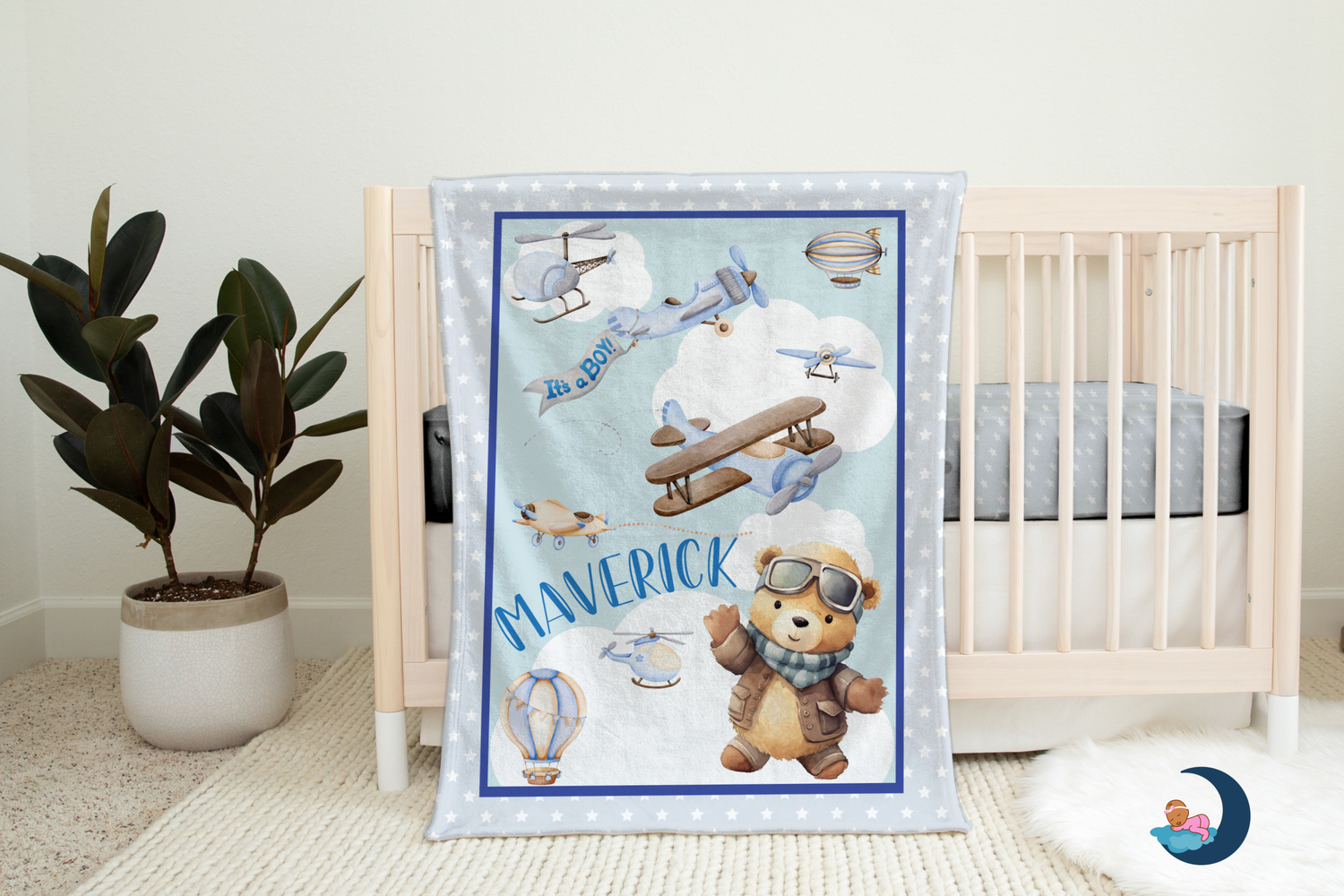 Up, Up & Away Blanket (B151)