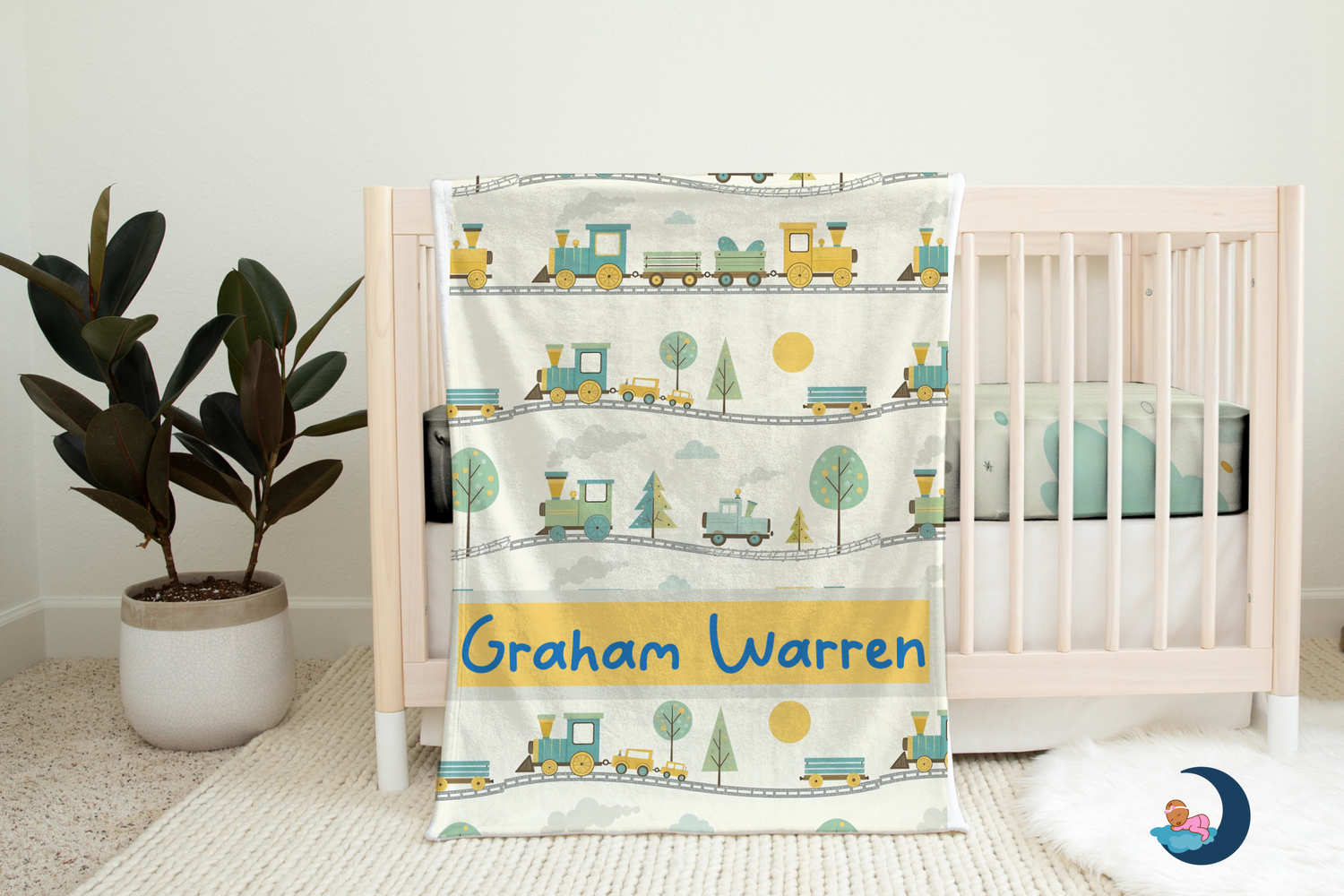 Choo Choo Cuddles Blanket (B153)