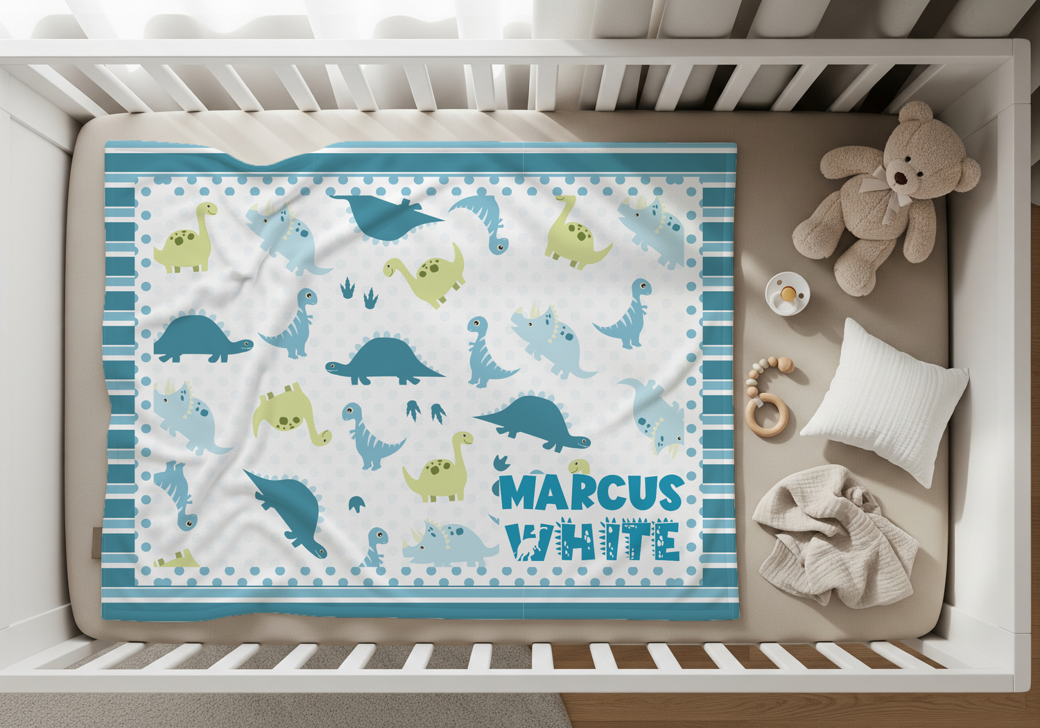 Playful Dino Blanket (B140)