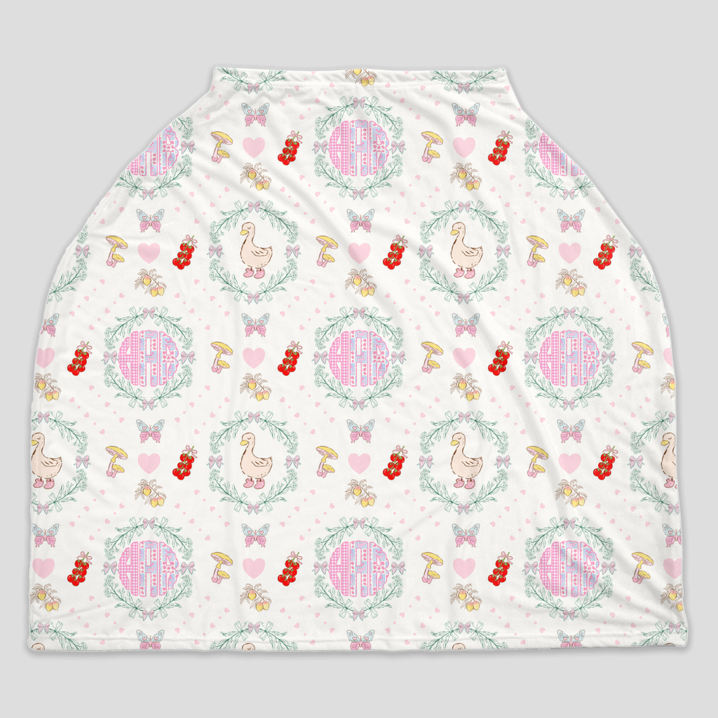 Silly Goose: Sweet Cherry Field Car Seat Cover (A165)