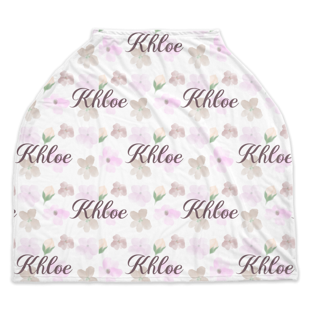 Purple Pastel Garden Car Seat Cover (A198)