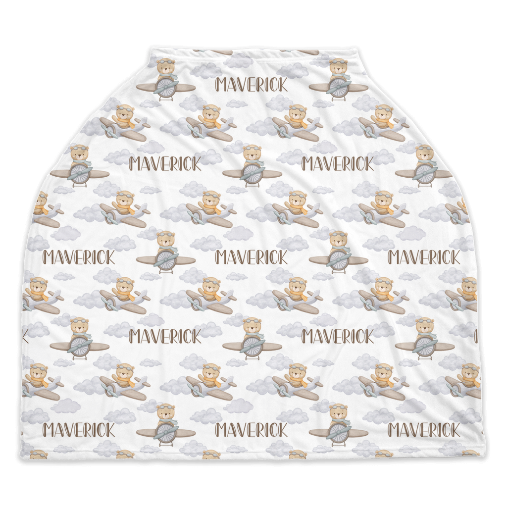 Up, Up &  Away Car Seat Cover (A154)