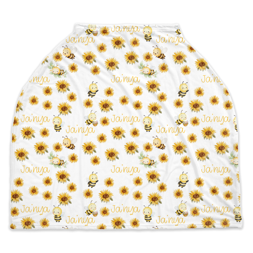 Sunflower Monogram Accessories Set (Bun067)