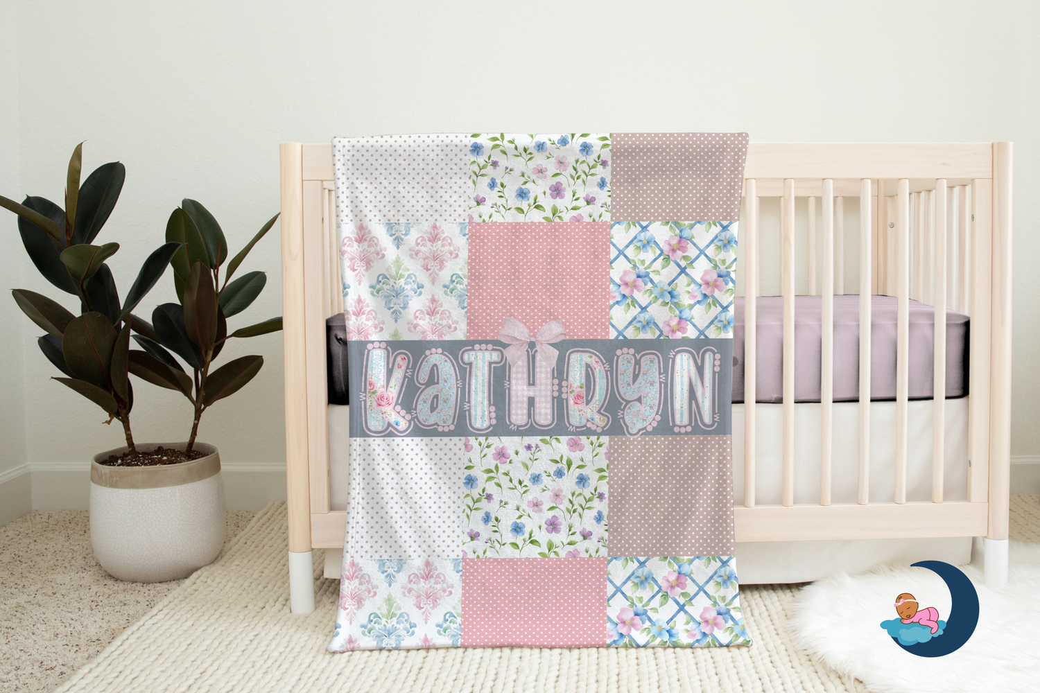 Pastel Garden Blanket (B184)