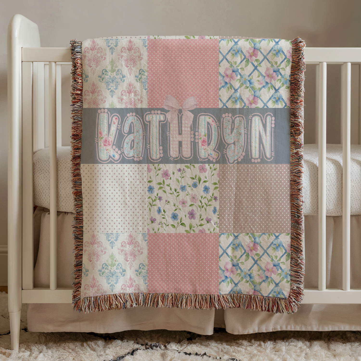 Pastel Garden Blanket (B184)
