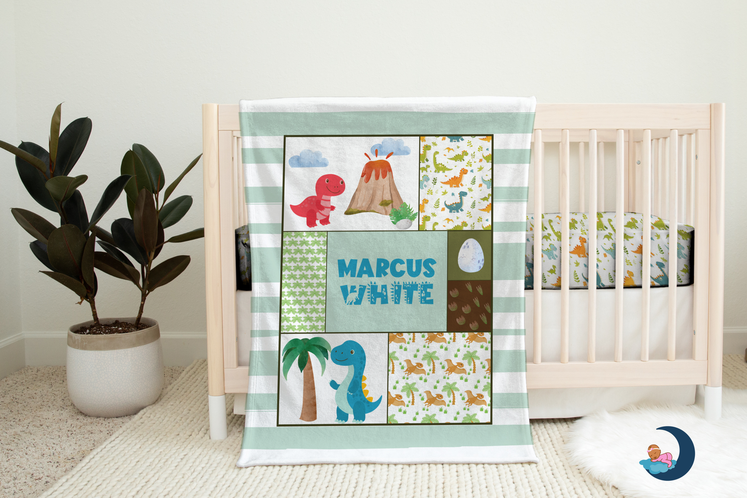 Playful Dino Blanket (B140)