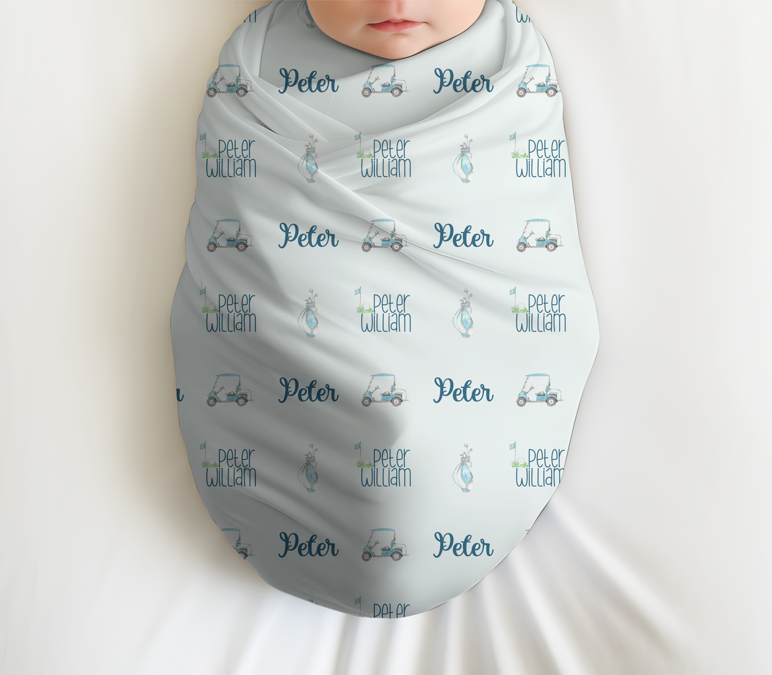 Preppy Country Club Swaddle Set (B118)