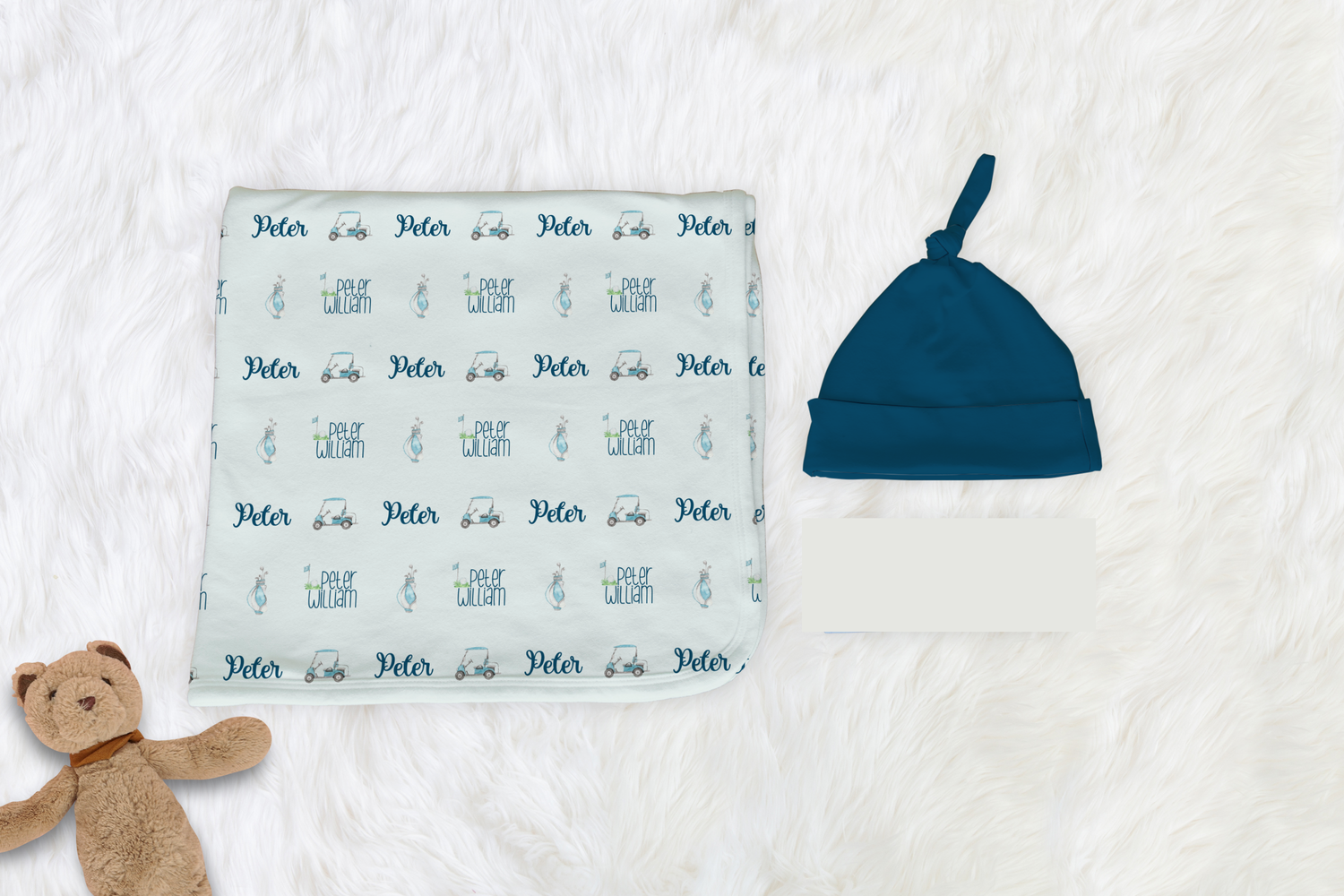 Preppy Country Club Swaddle Set (B118)