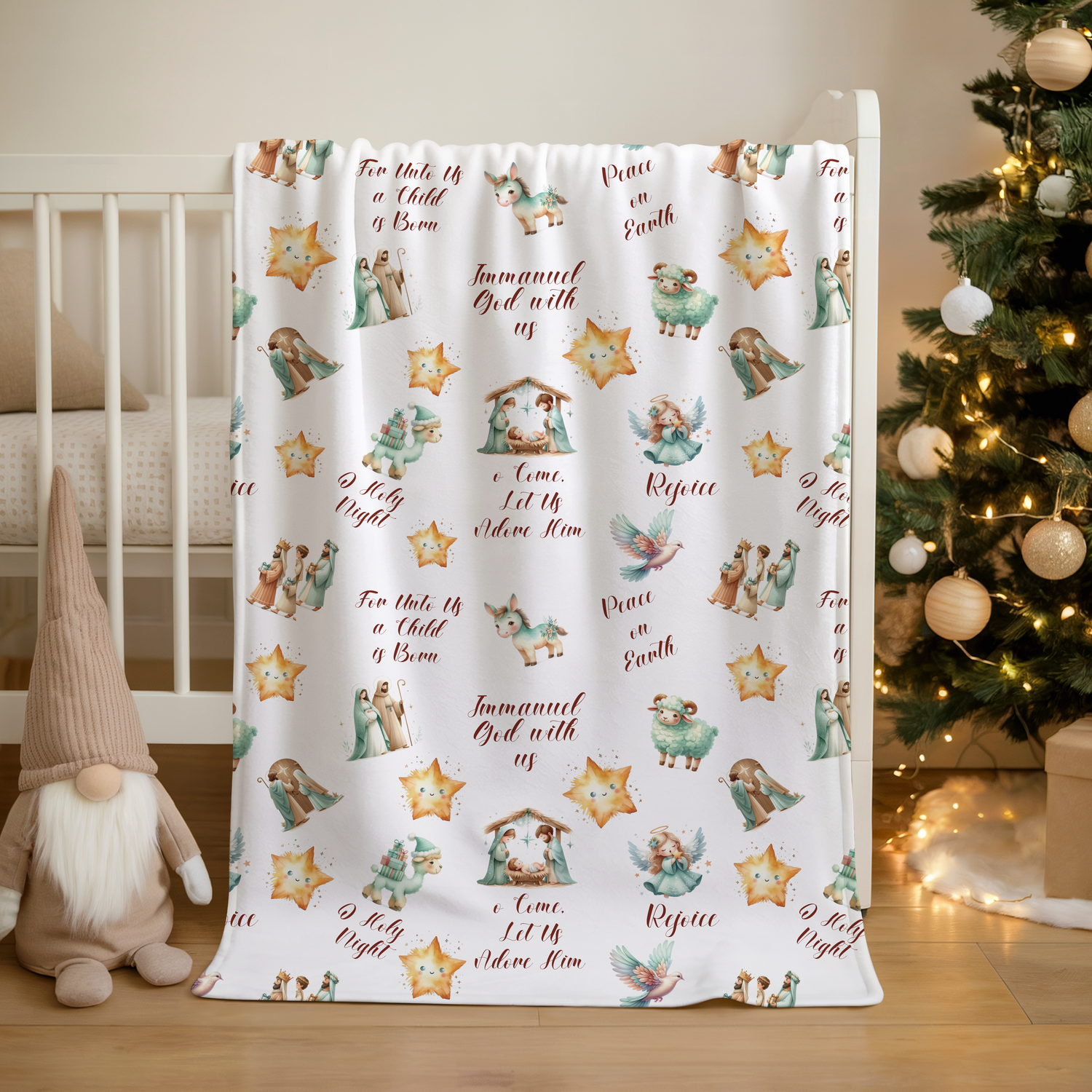Nativity Pattern Blanket (B053)