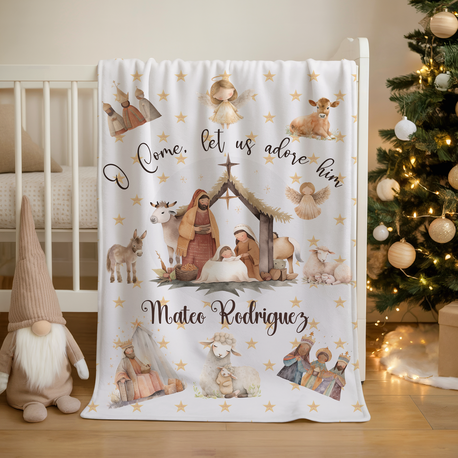 Nativity Scene Blanket (B048)