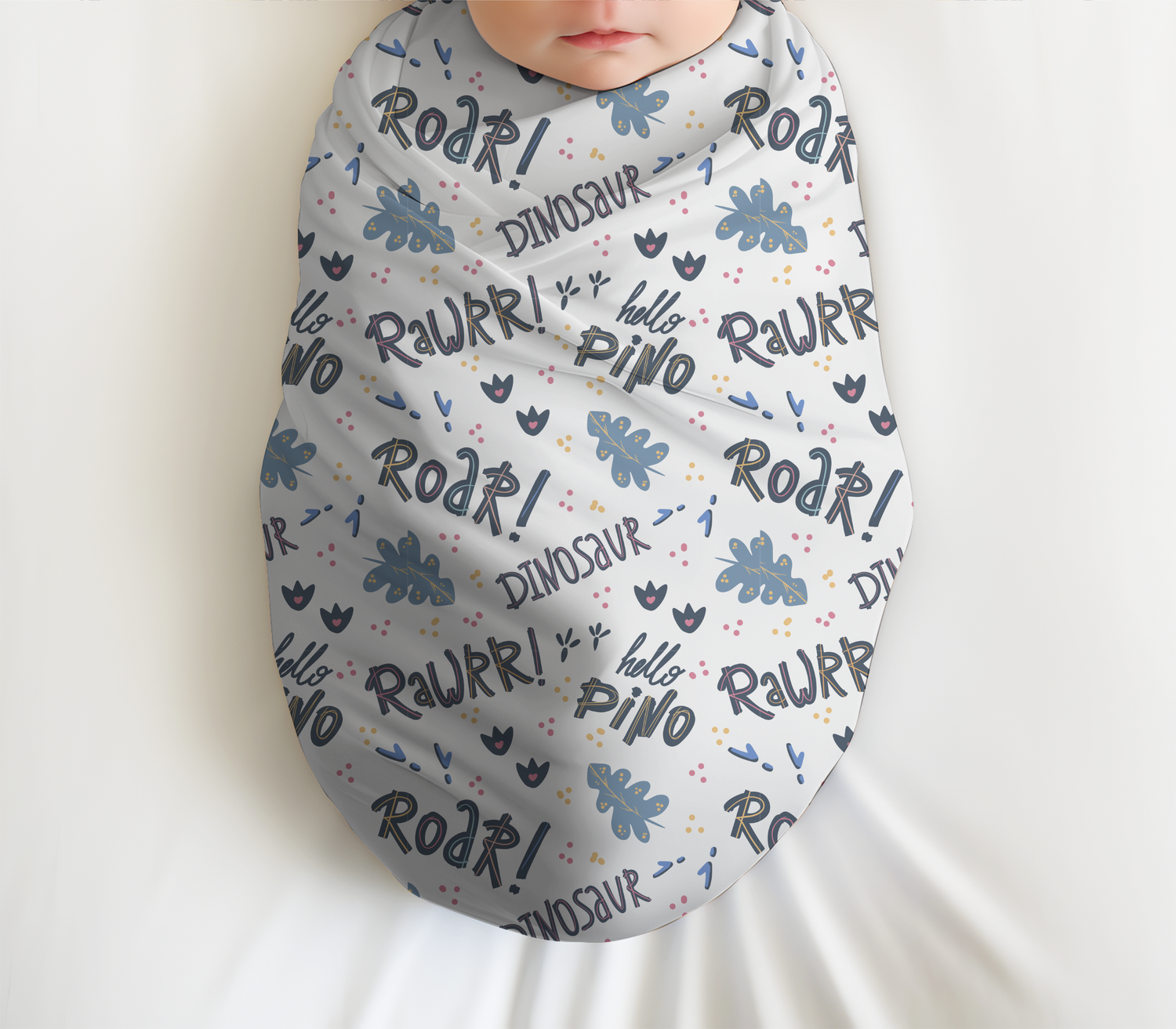 RAWR! Dinosaur Swaddle Set (B146)
