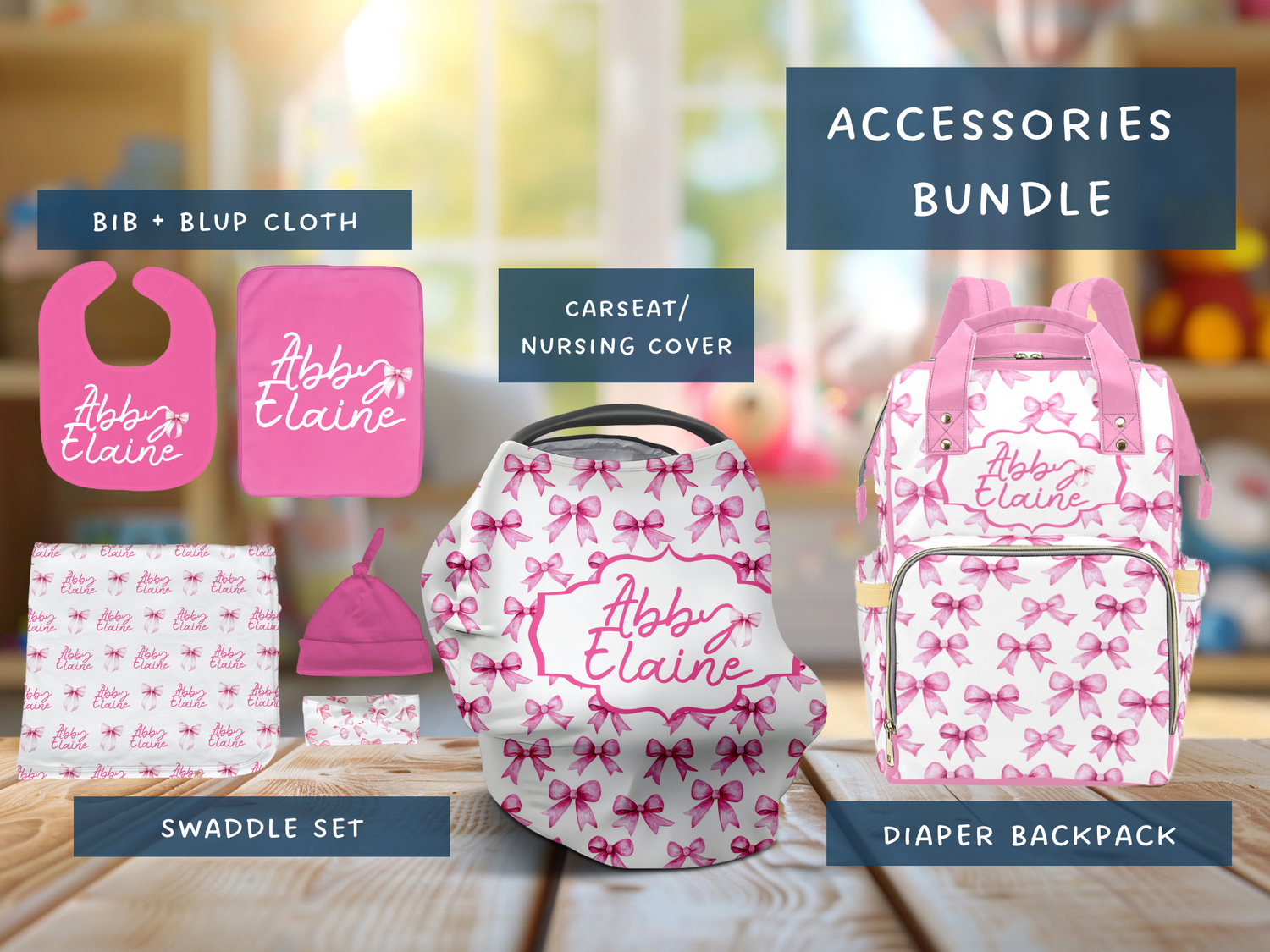 Abby Elaine: Ribbon Craze Accessories Set (Bun022)