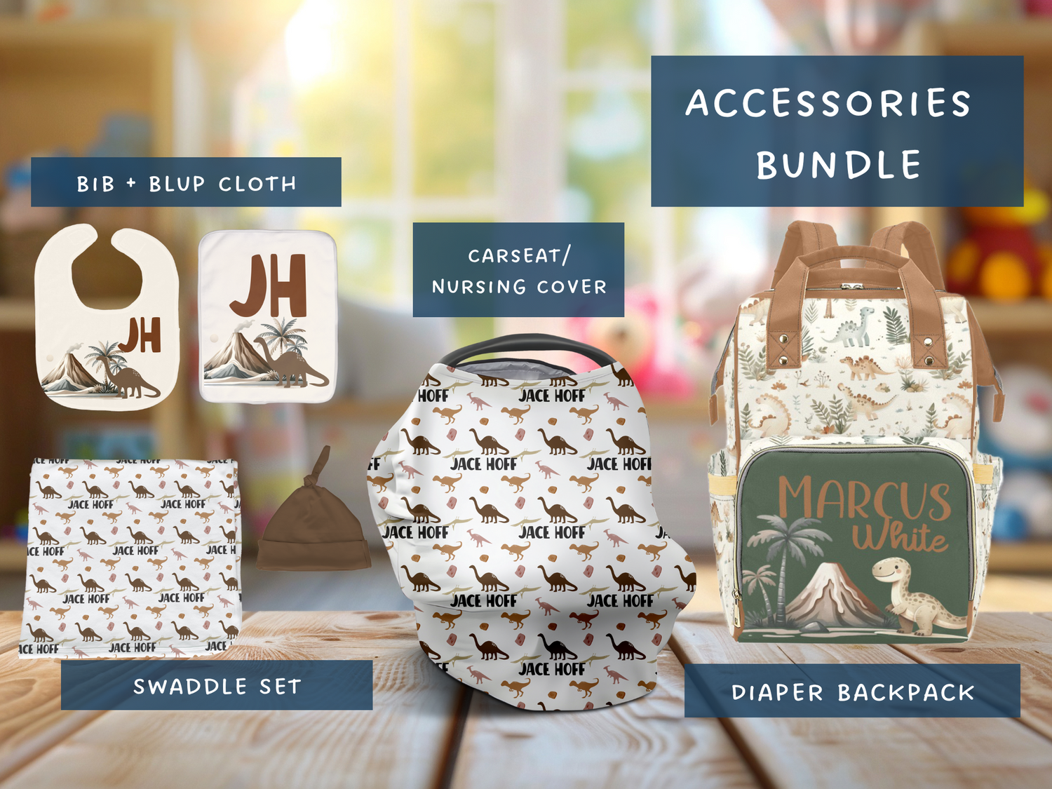 Roaring Cuteness Accessories Set (Bun047)