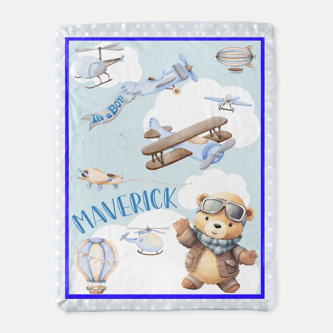 Up, Up & Away Blanket (B151)