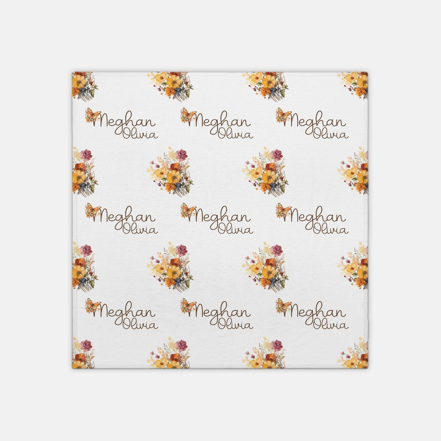 Autumn Wildflowers Swaddle Set (B046)