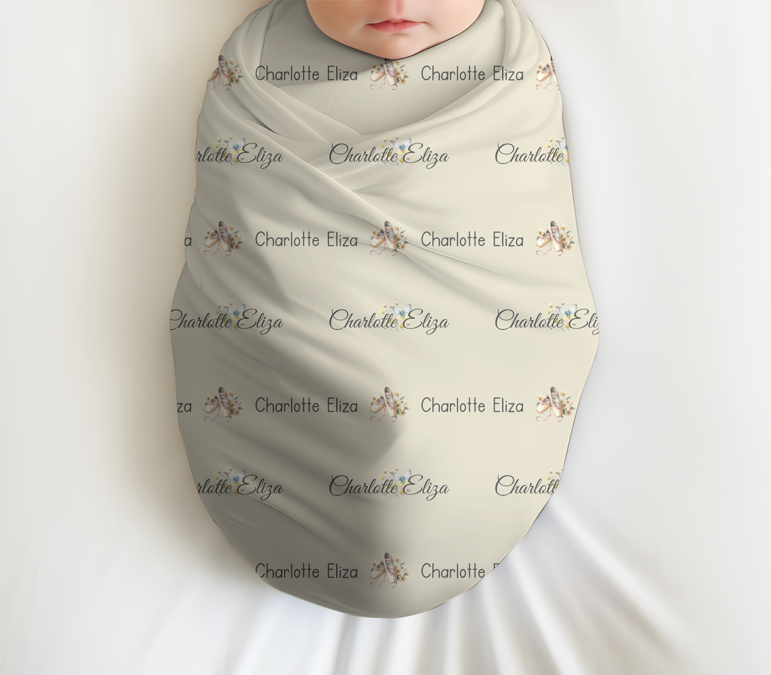 Ballerina Swaddle Set (B081) (Yellow)
