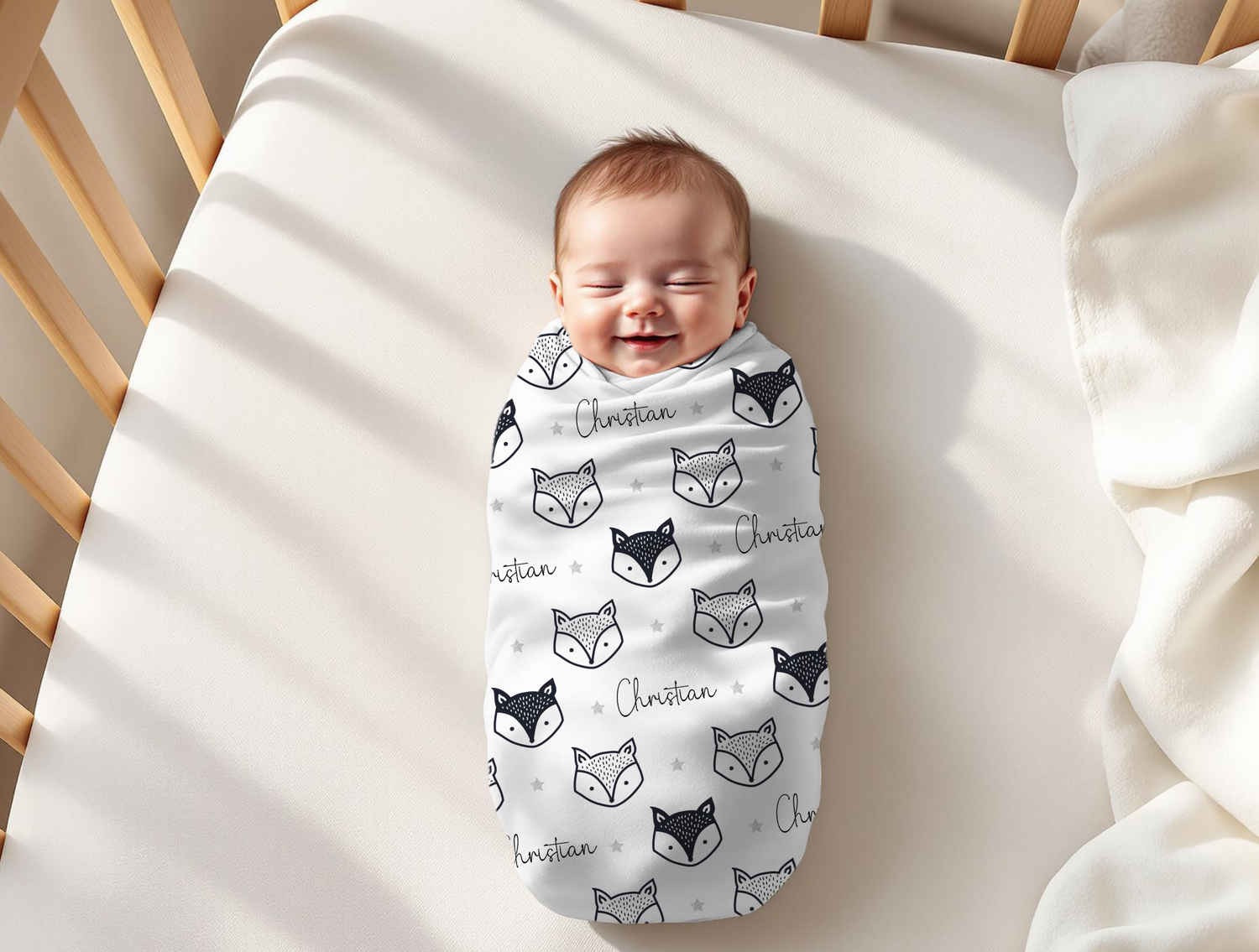 Woodland Fox Swaddle Set (B217)