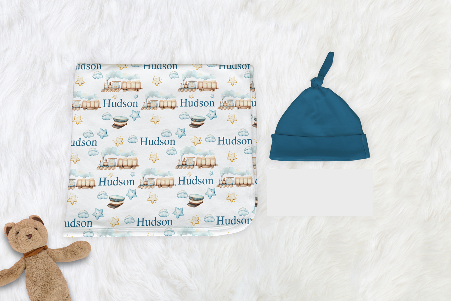 Choo Choo Adventure Swaddle Set (B168)