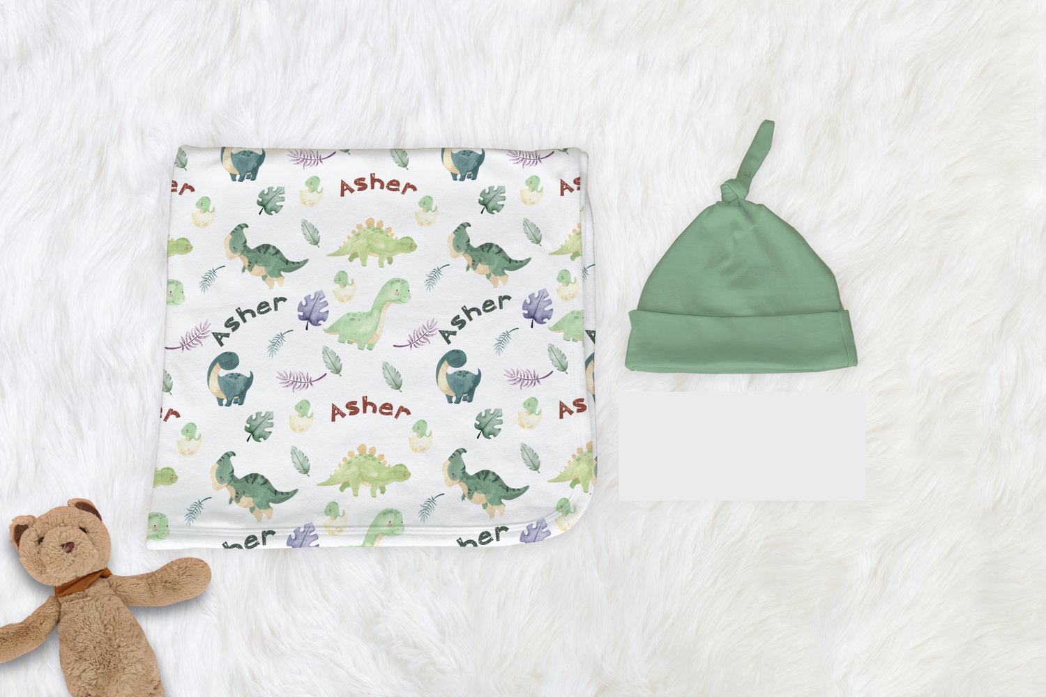 Gentle Jurassic Swaddle Set (B144)