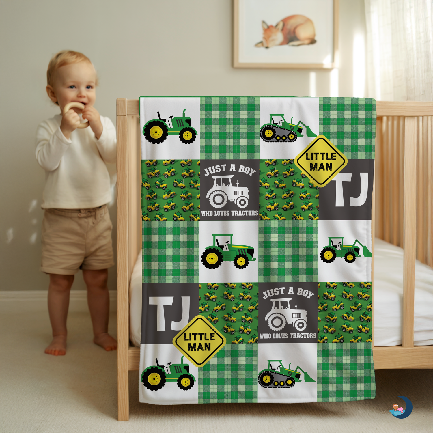 Tractor Trails Blanket (B316)