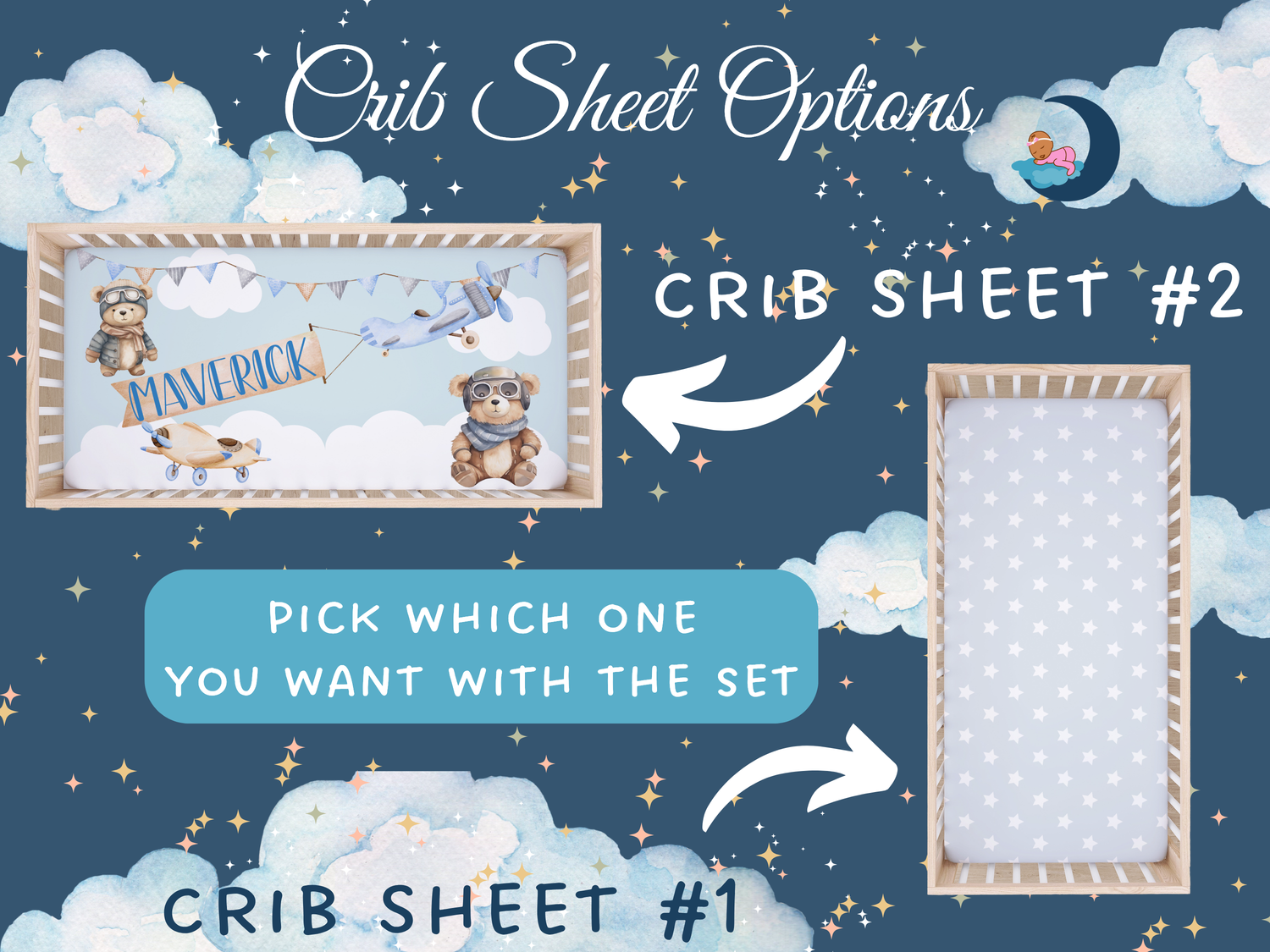 Up, Up & Away Bedding Set (N048)