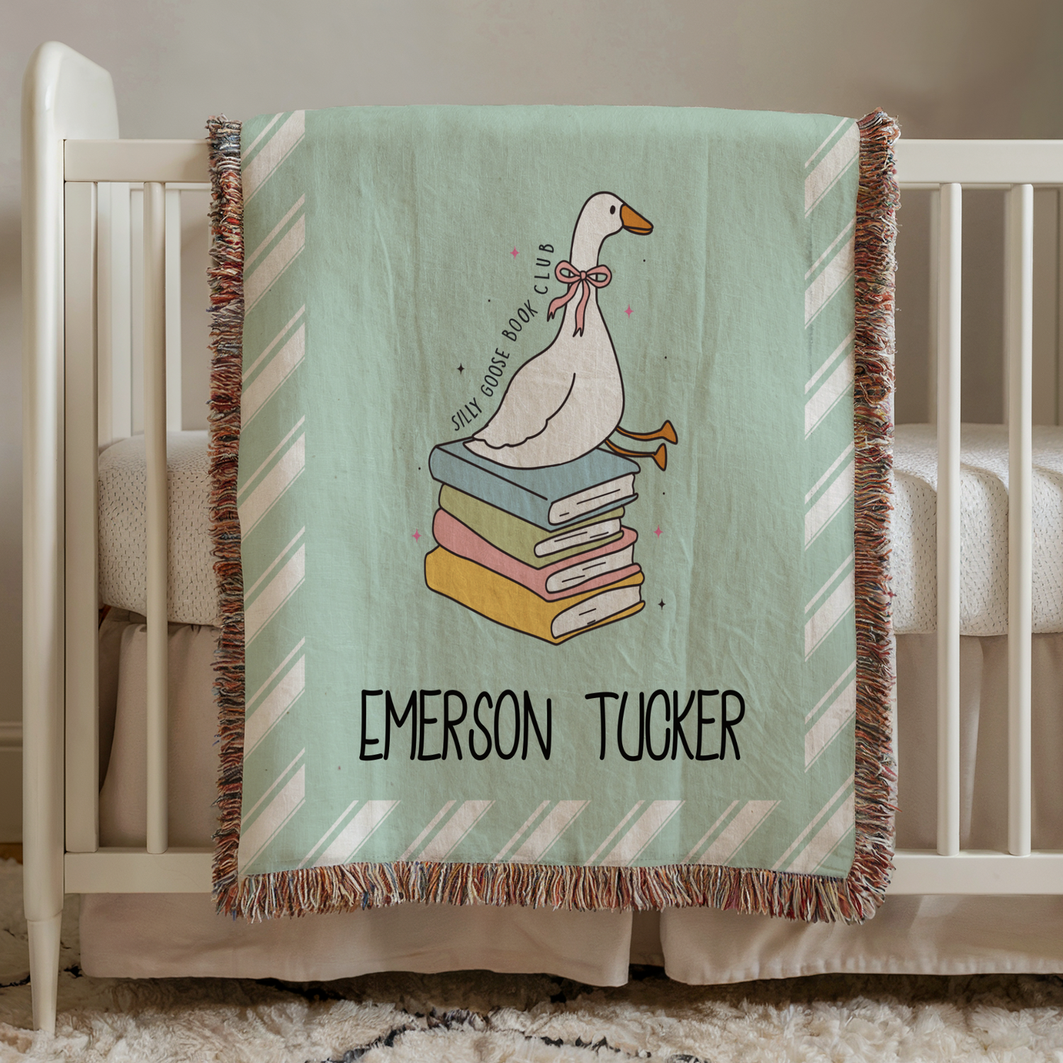 Silly Goose: Book Club Blanket (B180)