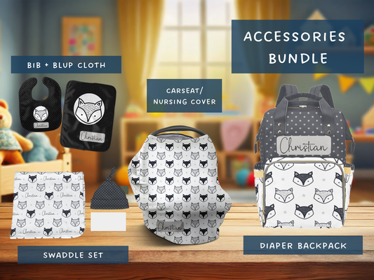 Woodland Fox Accessories Set (Bun064)