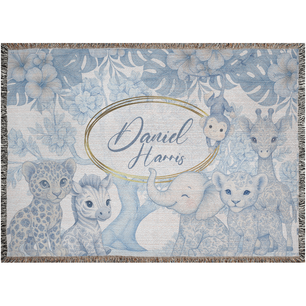 Little Explorer Toile Safari Blanket (B212)