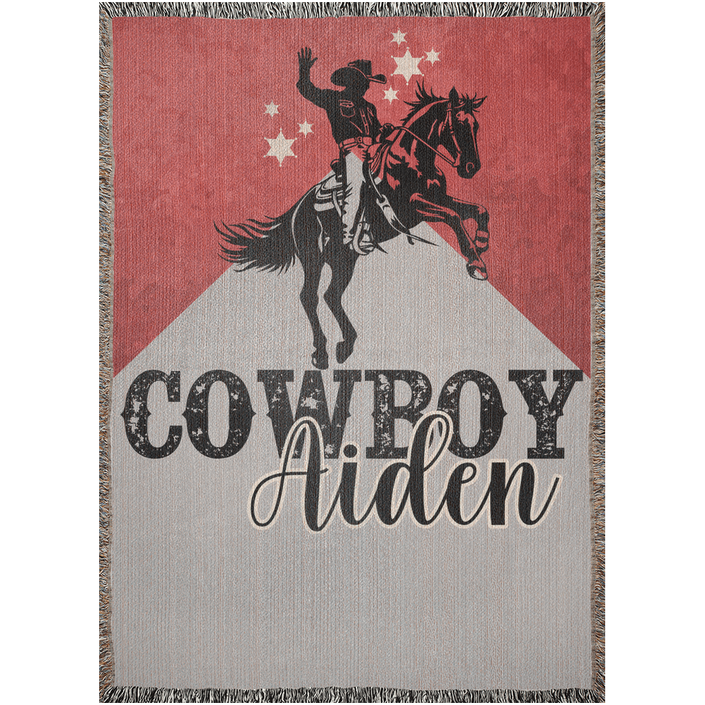 Saddle Up Cowboy Blanket (B277)