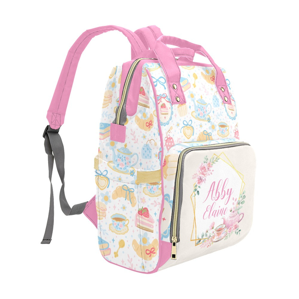 Abby Elaine Tea Party Diaper Bag (A118)