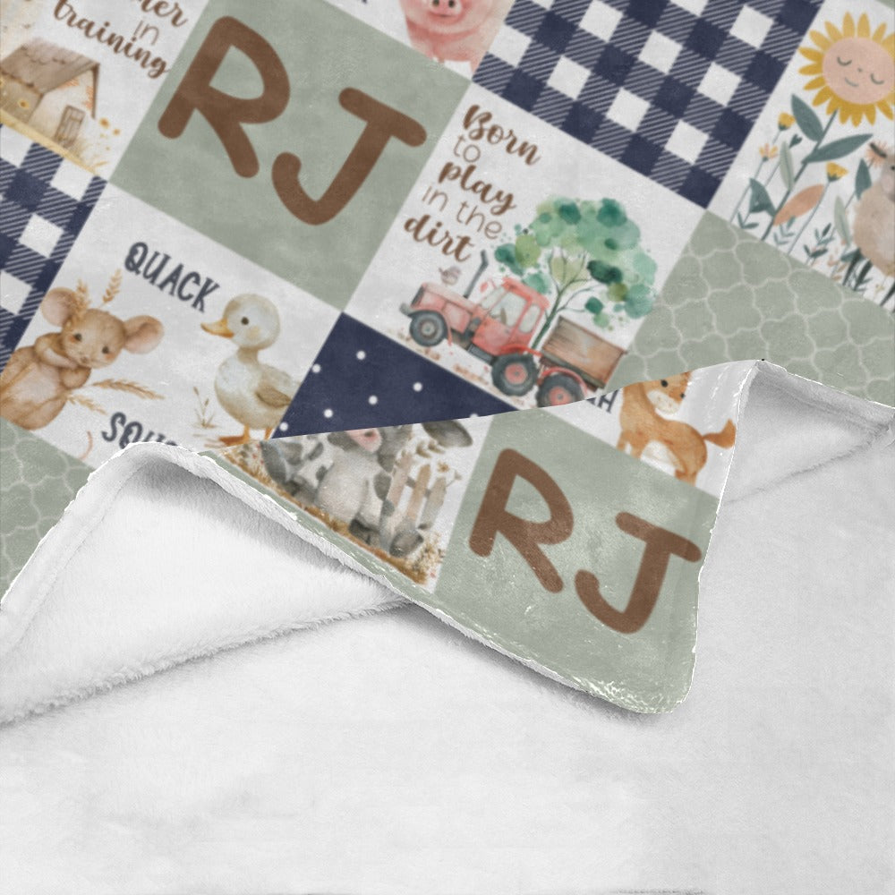 Little Farmhand Blanket (B314)