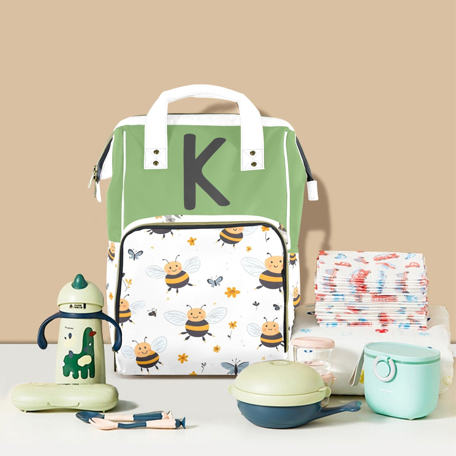 Sweet Honey Bee Baby Diaper Bag (A226)