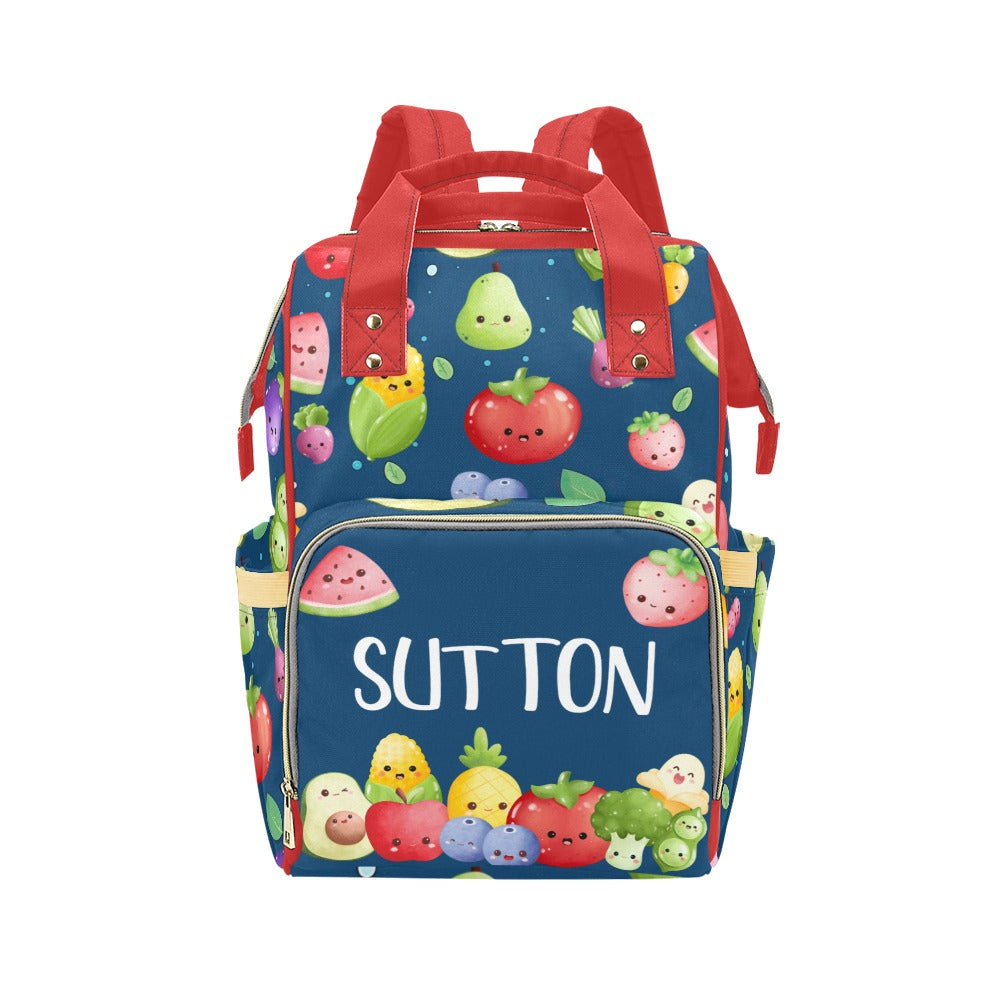 Kawaii Fruits 'n Veggies Diaper Bag (A176)