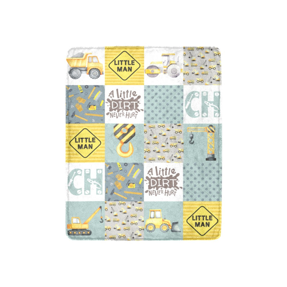 Little Man Construction Blanket (B324)