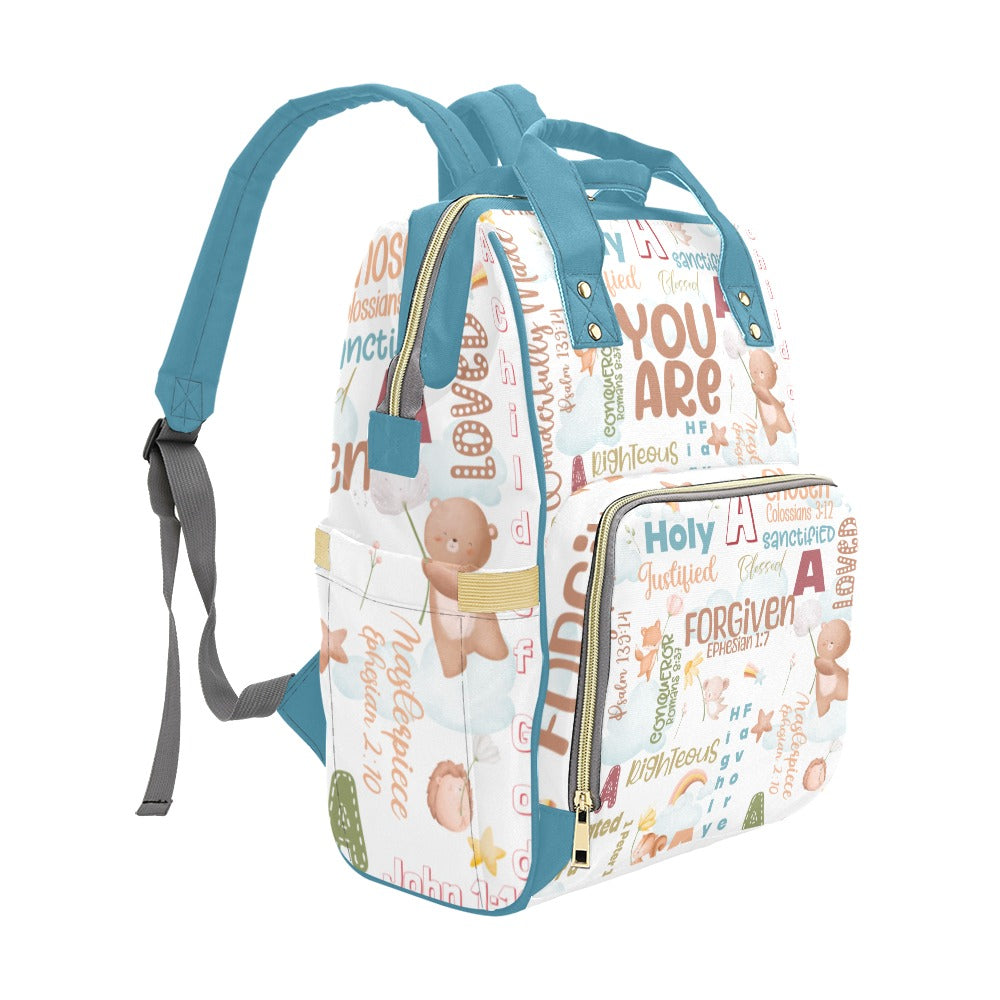 Dreamy Woodland Scripture Affirmations Diaper Bag (A157)