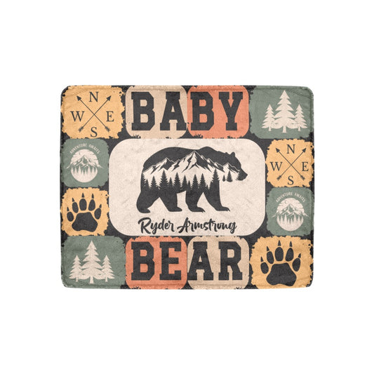 Baby Bear Woodland Blanket (B216)