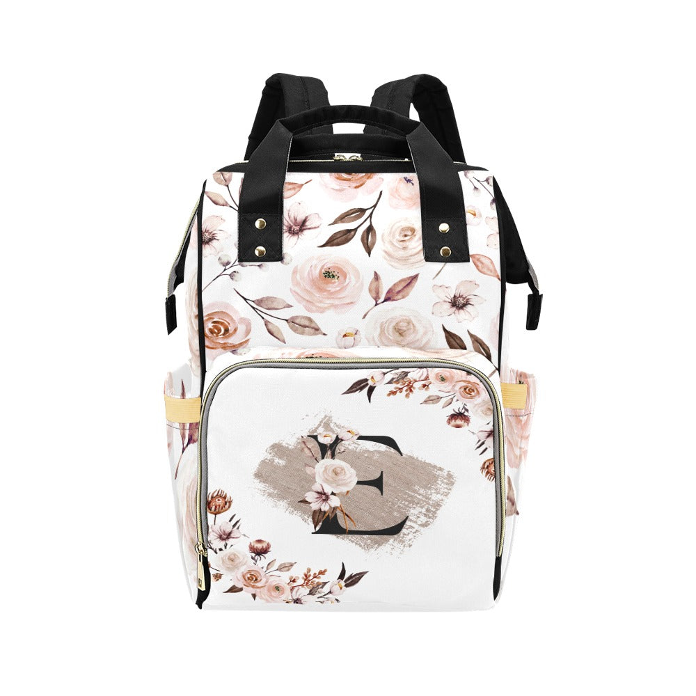 Boho Floral Monogram Accessories Set (Bun070)